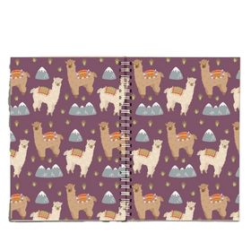 Paytak Moda PYTKDT0263 A5 Lama Tasarım Çizgisiz Spiralli Defter