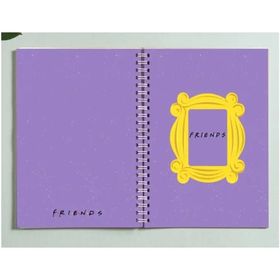 Paytak Moda Pytkdt0279 Friends Dizi Tasarım Spiralli A5 96 Yaprak Çizgisiz Defter