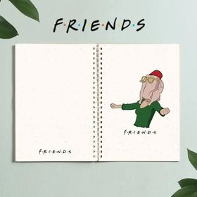 Paytak Moda Pytkdt02810 Friends Dizi Monica Defter Tasarım Spiralli A5 96 Yaprak Çizgisiz Defter