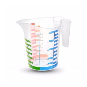Pazarız 1000 ml Plastik Dereceli Renkli Ölçü Kabı
