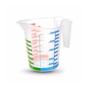 Pazarız 1000 ml Plastik Dereceli Renkli Ölçü Kabı
