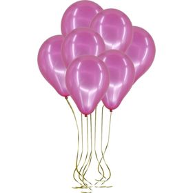 Pazarız 100lü Lateks Metalik Fuşya Balon