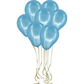 Pazarız 100lü Lateks Metalik Mavi Balon