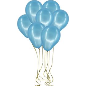 Pazarız 100lü Lateks Metalik Mavi Balon