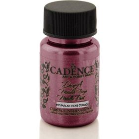 Pazarız 157 Vişne 50 ml Cadence Dora Simli Metalik Boya