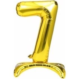 Pazarız 7 Rakamı Folyo Ayaklı Gümüş Balon