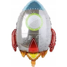Pazarız 70 cm Doğum Günü Roket Folyo Parti Balon