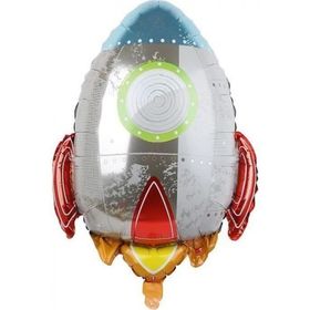 Pazarız 70 cm Doğum Günü Roket Folyo Parti Balon