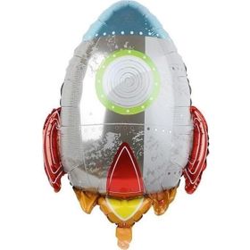 Pazarız 70 cm Doğum Günü Roket Folyo Parti Balon