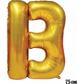 Pazarız 75 cm B Harfi Folyo Altın Balon