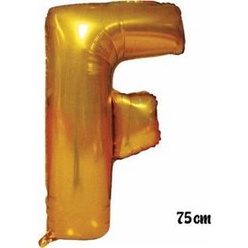 Pazarız 75 cm F Harfi Folyo Altın Balon