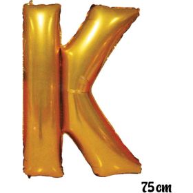 Pazarız 75 cm K Harfi Folyo Altın Balon