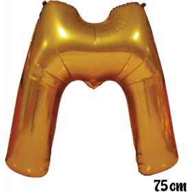 Pazarız 75 cm M Harfi Folyo Altın Balon