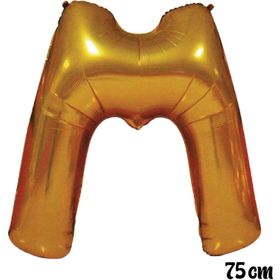 Pazarız 75 cm M Harfi Folyo Altın Balon