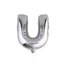 Pazarız 75 cm U Harfi Folyo Gümüş Balon