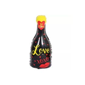 Pazarız 80x40 cm Doğum Günü Love Şişe Folyo Parti Balon