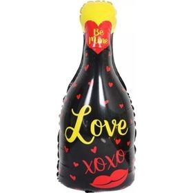 Pazarız 80x40 cm Doğum Günü Love Şişe Folyo Parti Balon