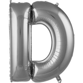 Pazarız Balon D 76 cm Gümüş 34 inç Harf Folyo Balon