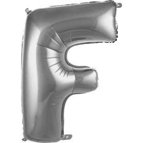 Pazarız Balon F 76 cm Gümüş 34 inç Harf Folyo Balon