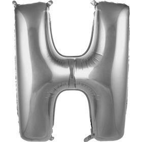 Pazarız Balon H 76 cm Gümüş 34 inç Harf Folyo Balon