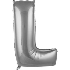 Pazarız Balon L 76 cm Gümüş 34 inç Harf Folyo Balon