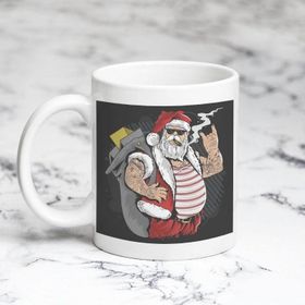 Pazarız Beyaz Noel Baba Serseri Puro Kupa Bardak