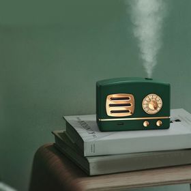 Pazarız Dekoratif Lamba Radyo 220 ml Oda Hava Nemlendirici Buhar Makinesi Koku Giderici
