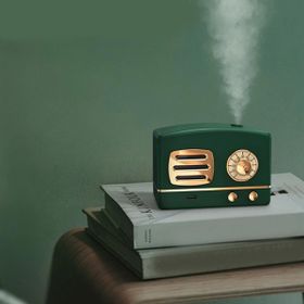 Pazarız Dekoratif Lamba Radyo 220 ml Oda Hava Nemlendirici Buhar Makinesi Koku Giderici