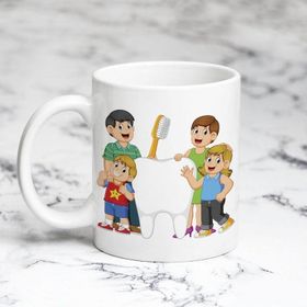 Pazarız Diş Tutan Dört Çocuk Kupa Bardağı