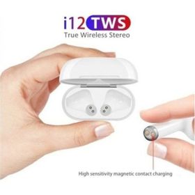 Pazarız I12 Beyaz 5.0 Bluetooth Kulaklık