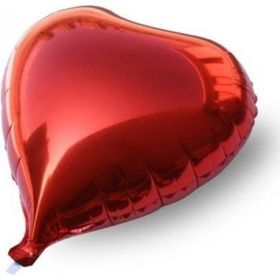 Pazarız Kalp Folyo Kırmızı Balon