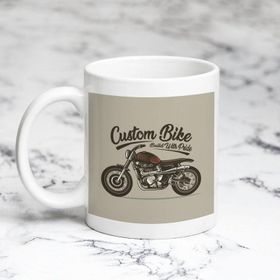 Pazarız Özel Kırmızı Motor Kupa Bardağı