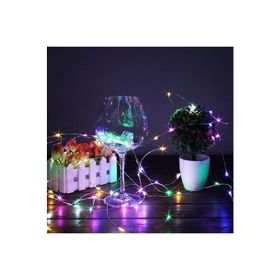 Pazarız Peri Led Pilli Dekoratif Yılbaşı Led İnce Tel 5 Led Işık