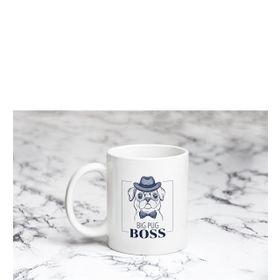 Pazarız Pug Boss Kupa Bardağı