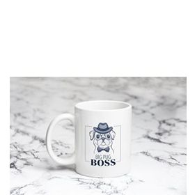 Pazarız Pug Boss Kupa Bardağı