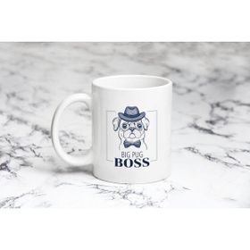 Pazarız Pug Boss Kupa Bardağı