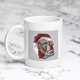 Pazarız Pug Cristmas Kupa Bardağı