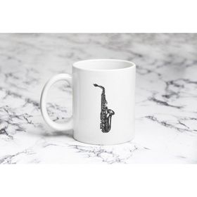 Pazarız Retro Saksofon Kupa Bardağı