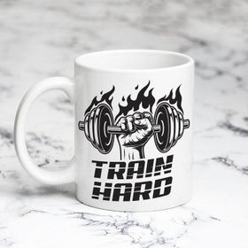 Pazarız Train Hard Alevli Dumbell Kupa Bardağı