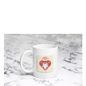 Pazarız Valentine Melek Retro Kupa Bardağı