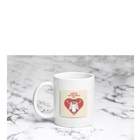 Pazarız Valentine Melek Retro Kupa Bardağı