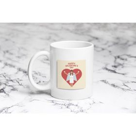 Pazarız Valentine Melek Retro Kupa Bardağı