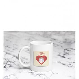 Pazarız Valentine Melek Retro Kupa Bardağı