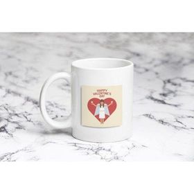 Pazarız Valentine Melek Retro Kupa Bardağı