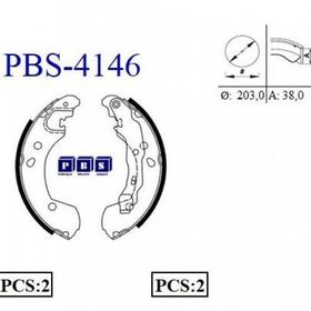 PBS 4146 Arka Fren Balatası