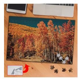 PD13 Kırmızı Yapraklar Sonbahar Ağaç 240 Parça Puzzle Yapboz Tablo