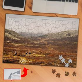PD637 Kurak Topraklar Köy İnsanı 240 Parça Puzzle Yapboz Tablo