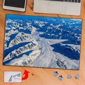 PD852 Karlı Dağlar Yollar Doğa 240 Parça Puzzle Yapboz Tablo