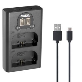 PDX LP-E6 Canon 2'li USB Şarj Cihazı