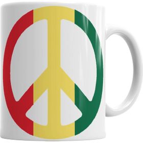 Peace Barış Simge Porselen Kupa Bardak